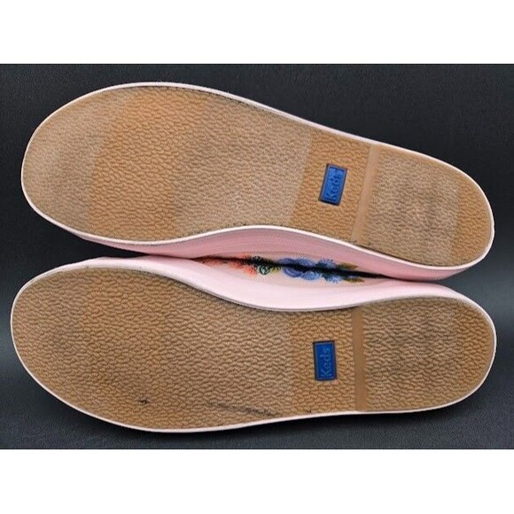 Keds Shoes Womens 10 Pink Kickstart Floral Embroidered Spring Faiy Cottage - Picture 6 of 9